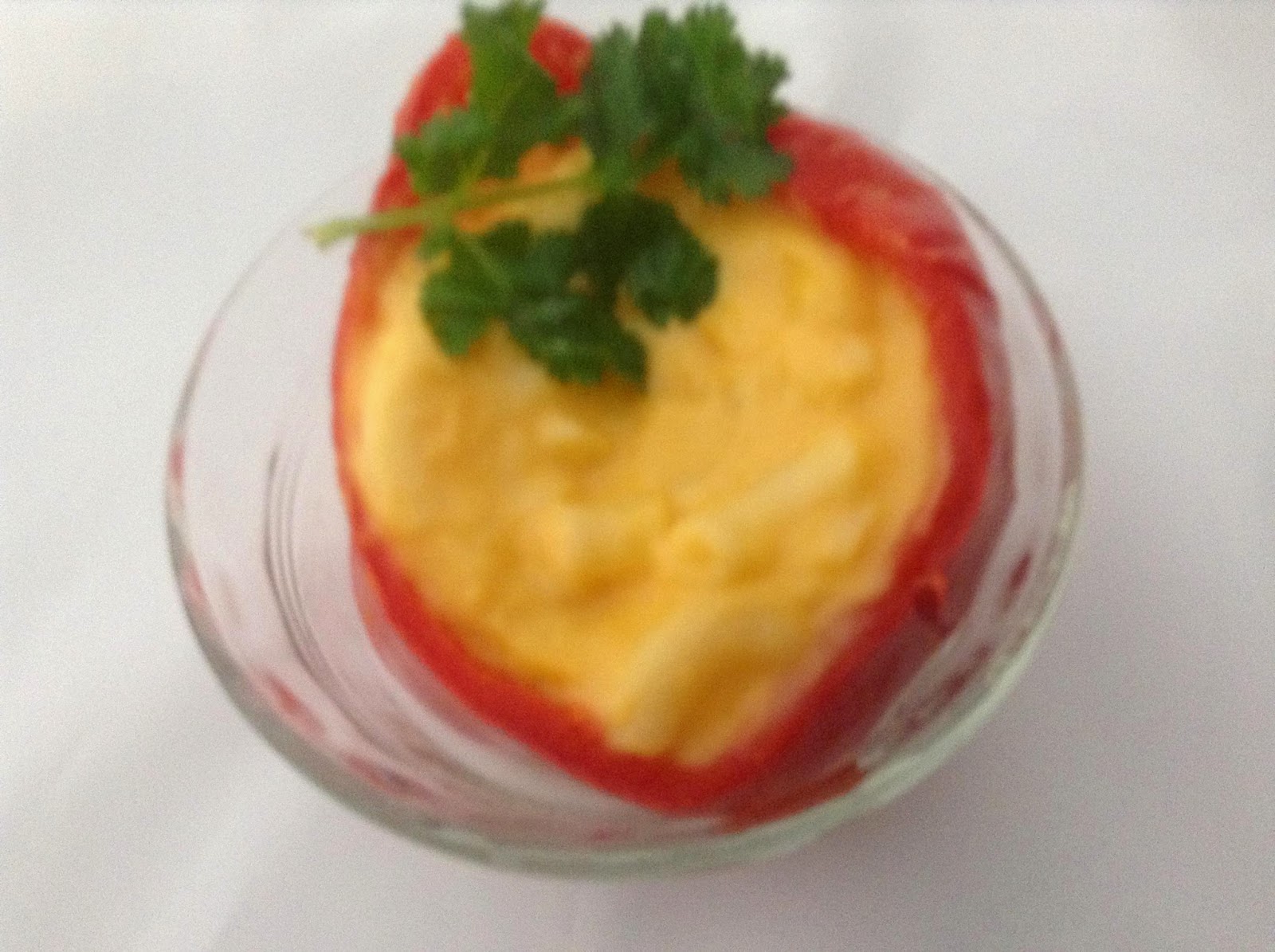 Nutrition Budgeteer Serve Meal in Bell Pepper for Nutrition Bonus