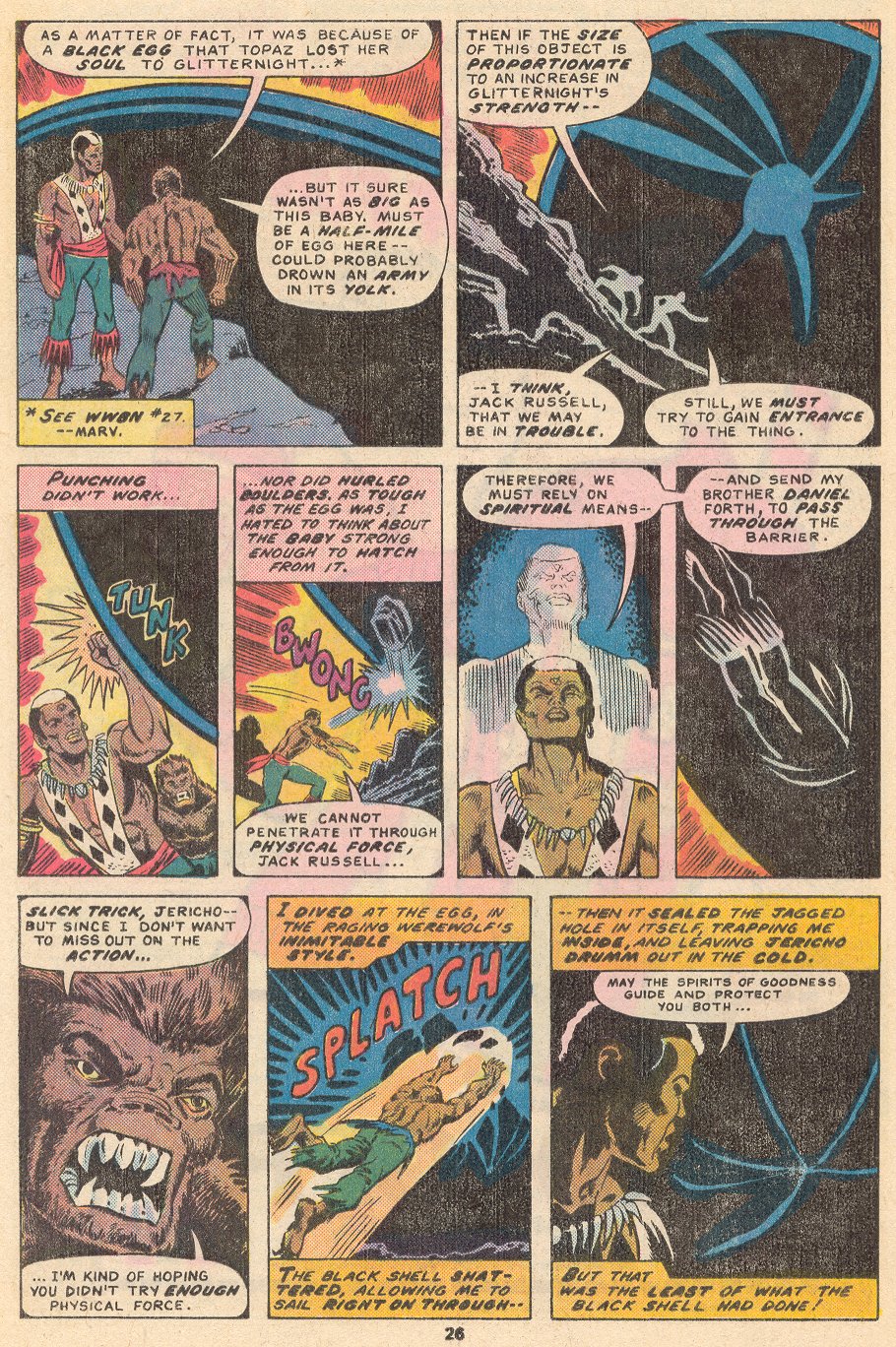 Read online Werewolf by Night (1972) comic -  Issue #40 - 17