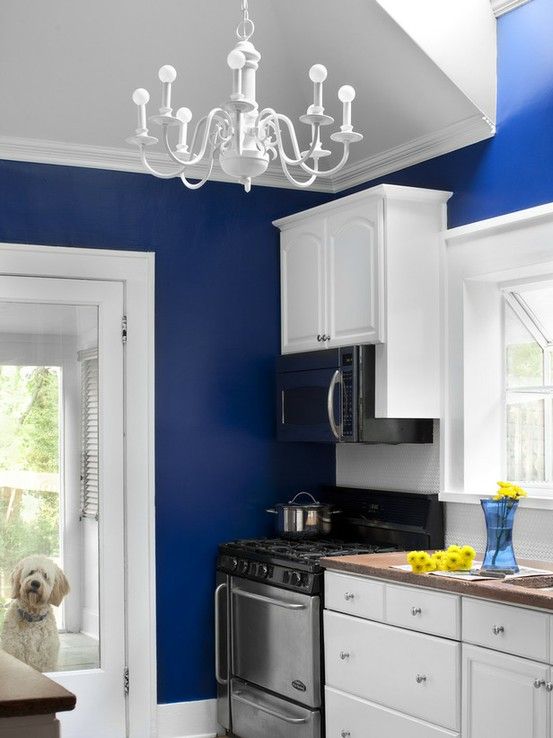 cozinhas com decoração predominante azul - blue kitchen