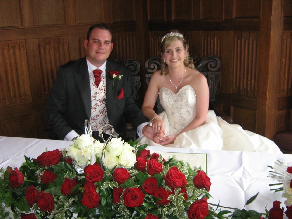 Married on 25th august 2011 - punching well above my weight!
