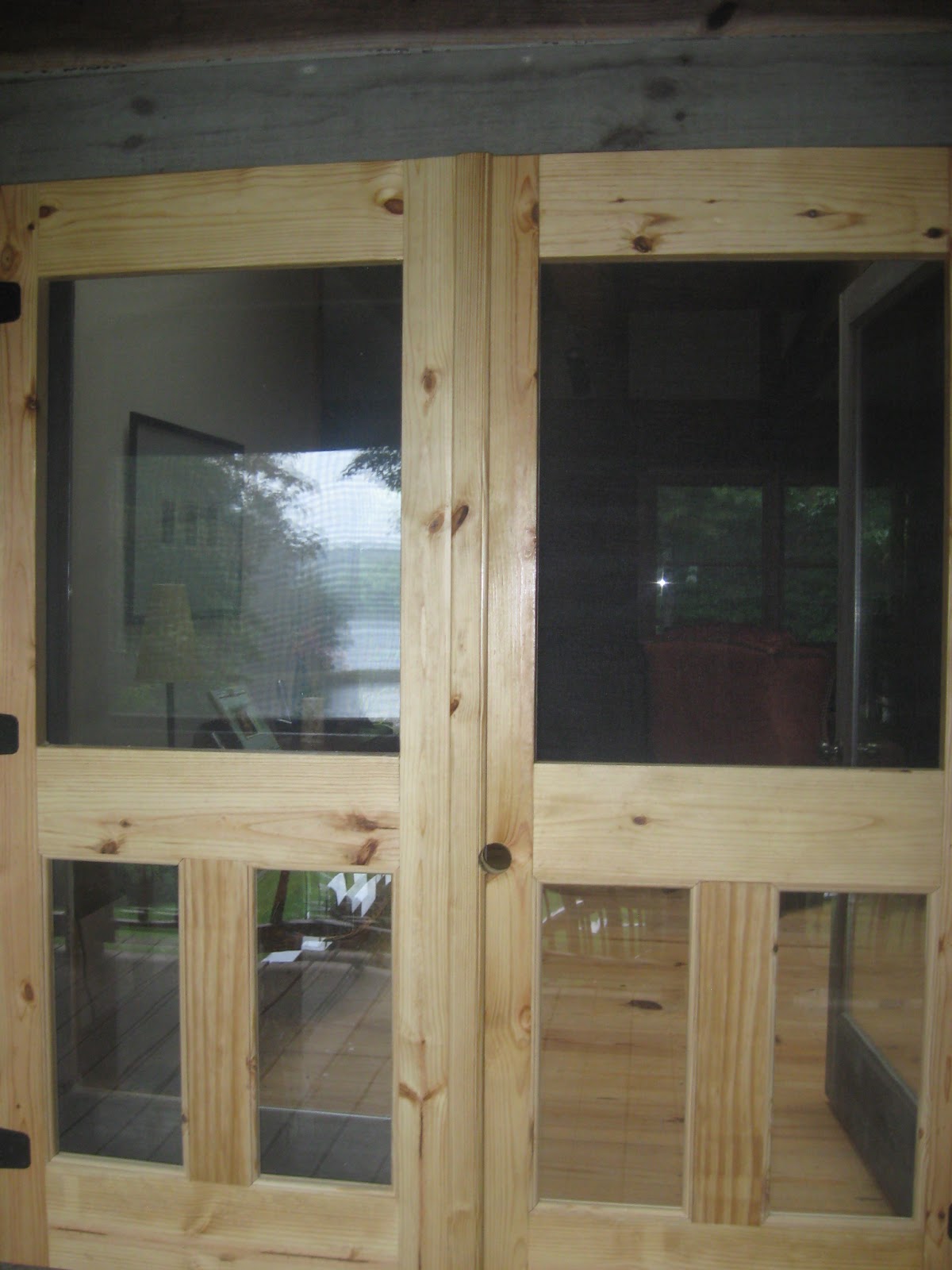 Dufour Woodworks Custom Screen Doors with Plexiglass Panels