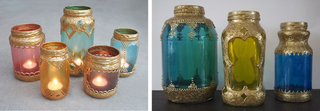 A 5-point plan to outfit a make-do boho patio - DIY lanterns www.BoHoHome.com @bohosusan
