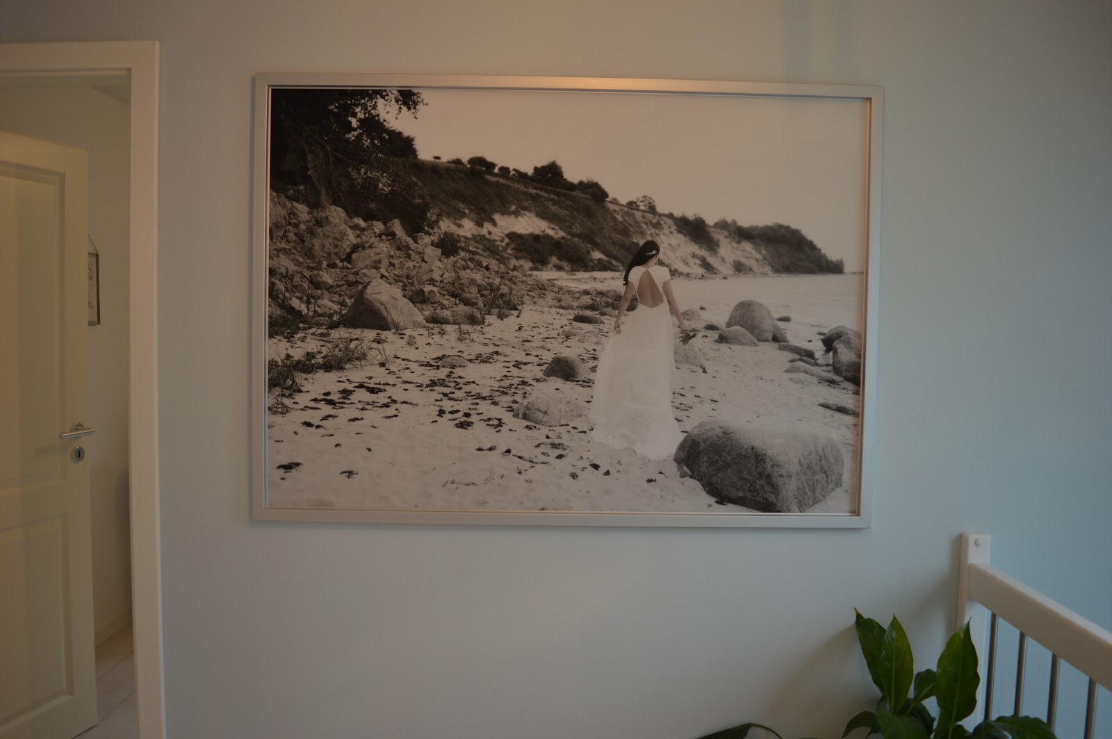 Foto Als Grosse Leinwand Im Rahmen Ikea Hack Heim Elich