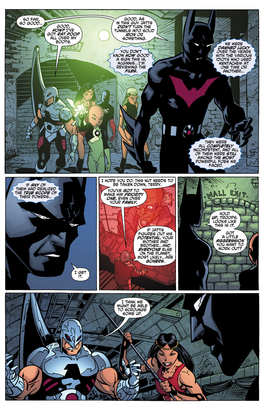 Read online Batman Beyond (2011) comic -  Issue #2 - 19