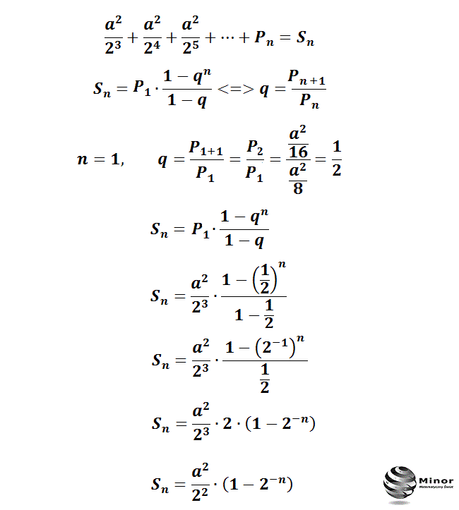 Blog matematyczny Minor | Matematyka: Ciąg geometryczny trójkątów