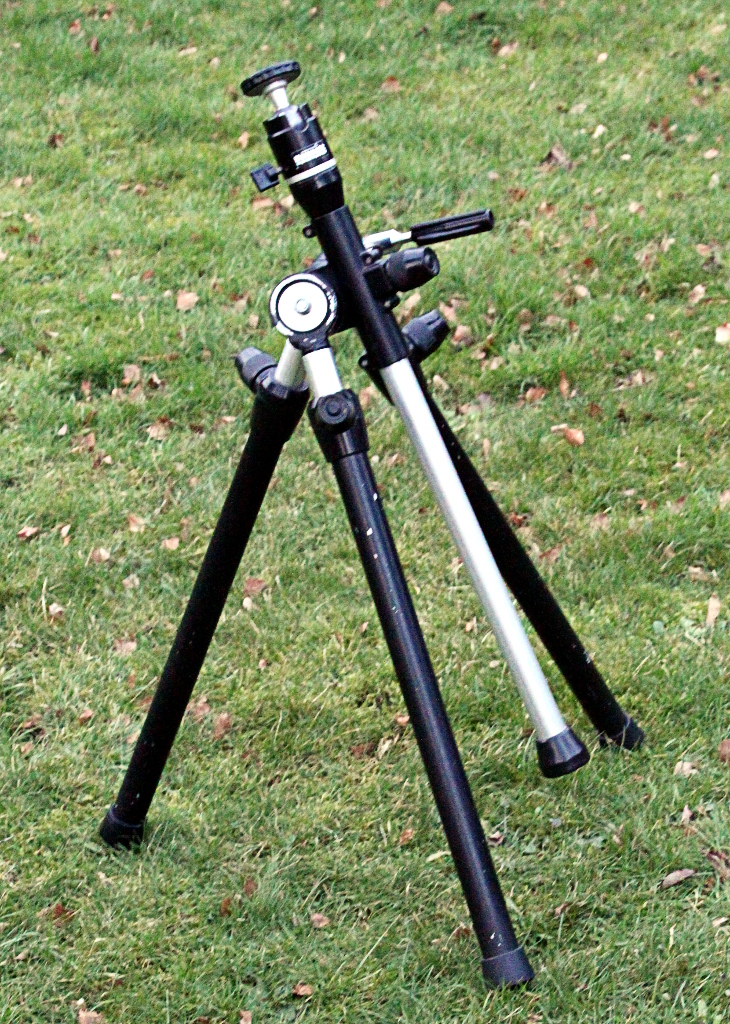 Nature photography with magnification: Benbo tripod