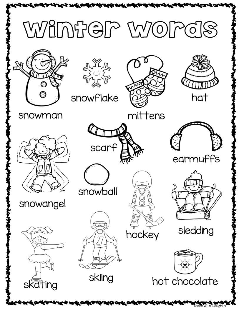 Teach With Laughter: Winter Writing Freebie