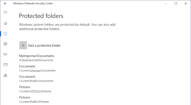 Controlled Folder Access Windows 10 Fall Creators Update - Controlled Folder Access