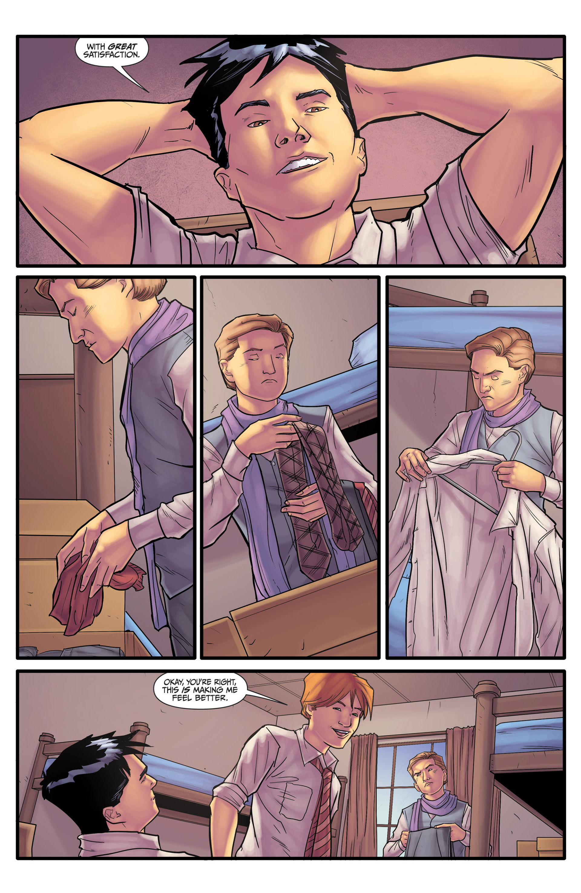 Read online Morning Glories comic -  Issue # _TPB 3 - 14