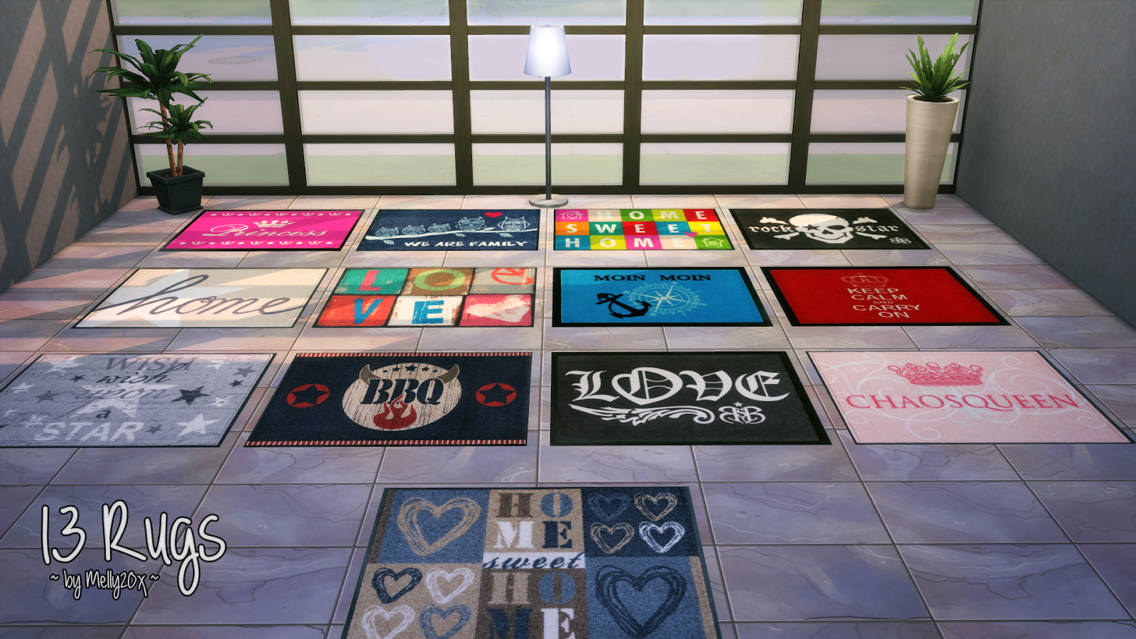 Sims 4 CC's The Best Rugs by Melly