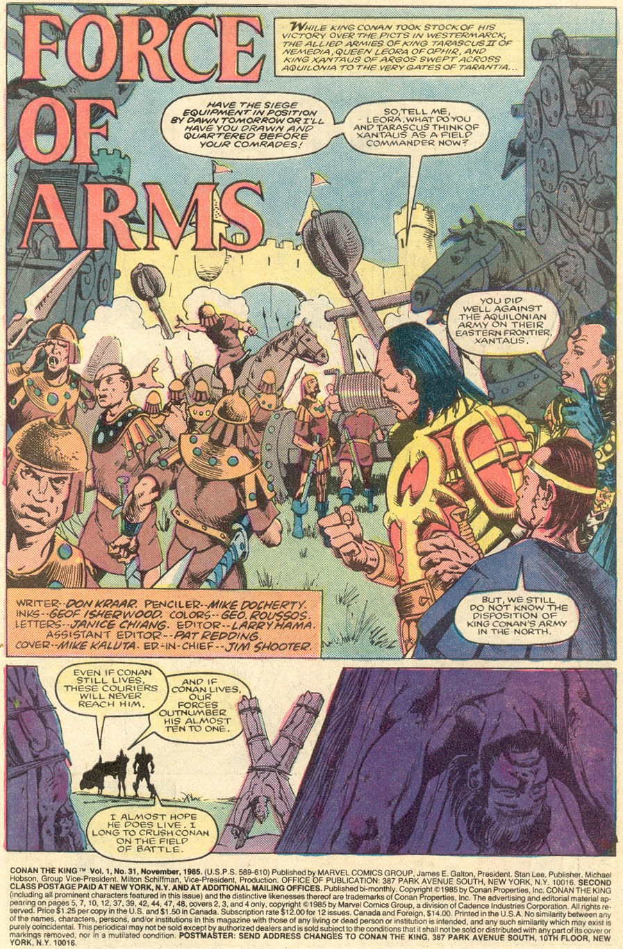 Read online Conan the King comic -  Issue #31 - 2