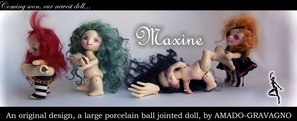 new large porcelain bjd amado gravagno