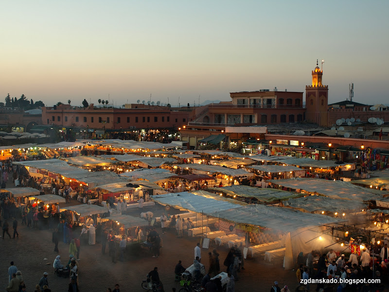 Marrakesz - Jemaa el-Fna