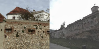 portiuni din zidurile Cetatii