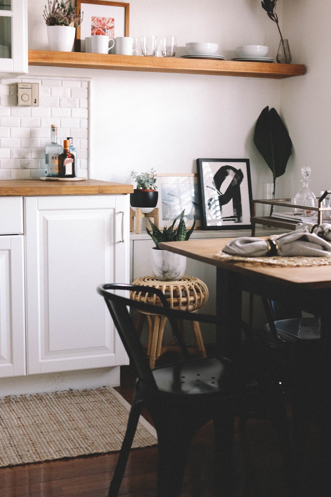 DIY How To Custom Make Your Own Exposed Kitchen Shelves The