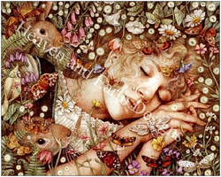 YG-031 Princess Asleep + PM HAED artwork by Anne Yvonne Gilbert " YG-031 Princess Asleep + PM
