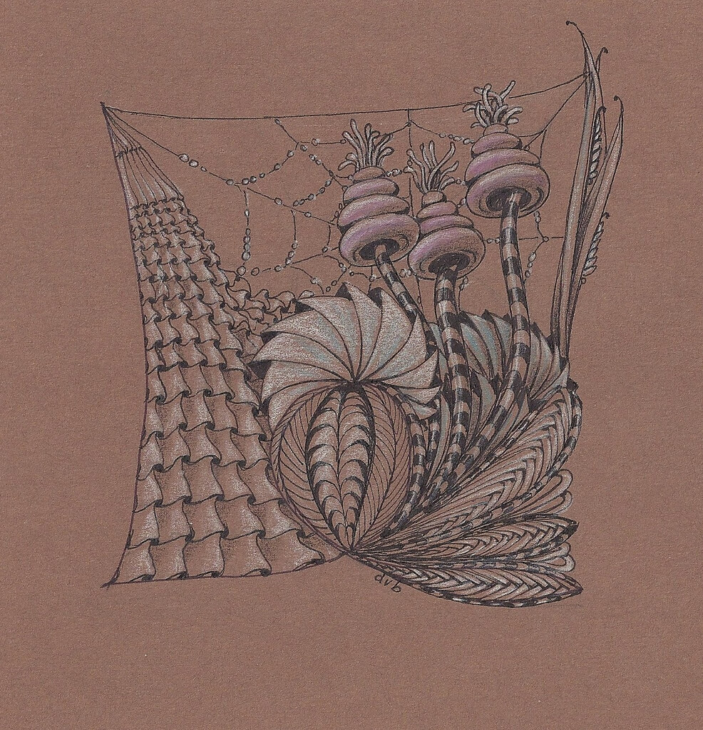 02-Autumn-Web-Deborah-Elaborate-Zentangle-Drawings-www-designstack-co