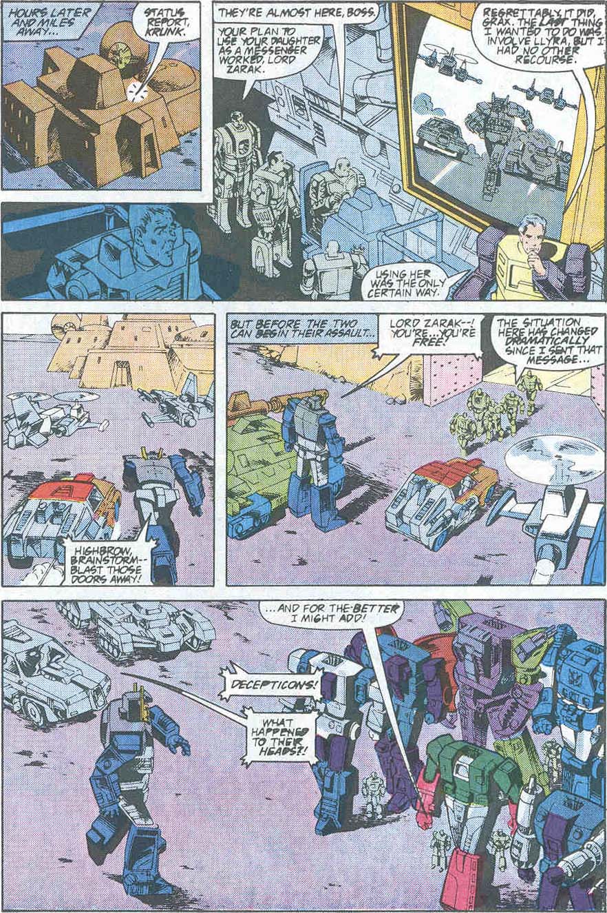 Read online The Transformers Headmasters comic Issue 3