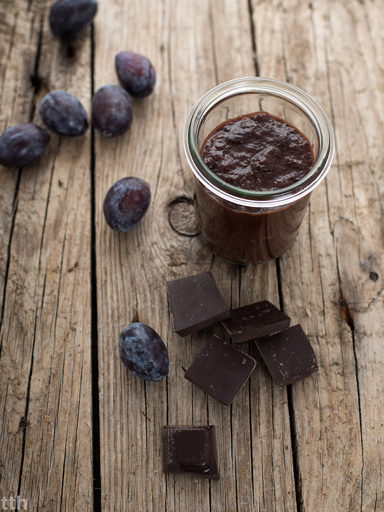 czekośliwka powidła czekolada bez cukru wegańskie przepis blog