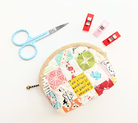 Retro Mama Notions Pouch by Heidi Staples for Fabric Mutt