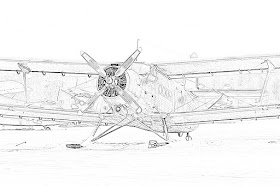biplanes coloring pages coloring.filminspector.com Antonov AN-2