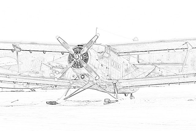 biplanes coloring pages coloring.filminspector.com Antonov AN-2