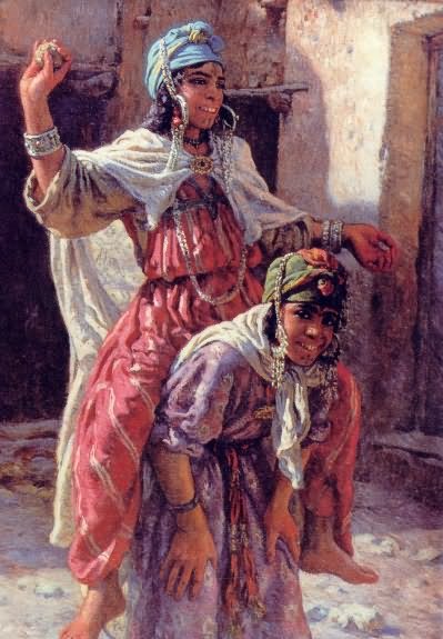 French Orientalist Painter- "Nasreddine Dinet" (1861-1929)