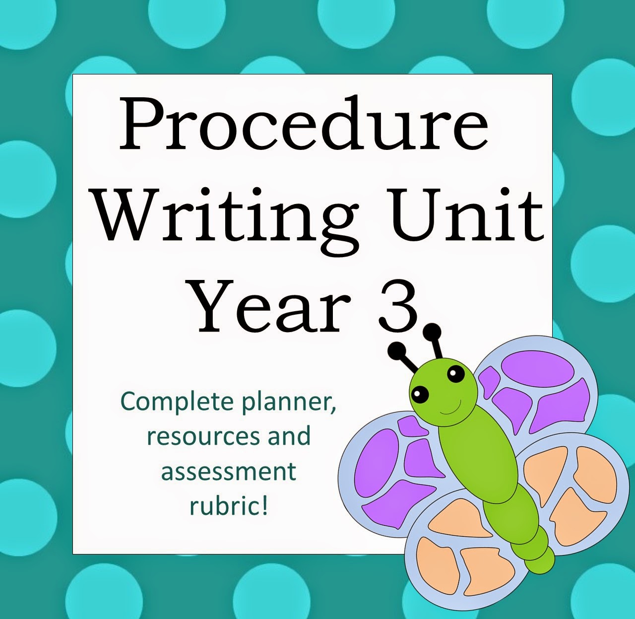 MrsAmy123 Procedure Writing Unit
