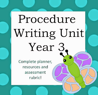 MrsAmy123: Procedure Writing Unit