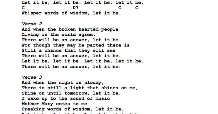 az lyrics let it be the beatles az lyrics let it be the beatles
