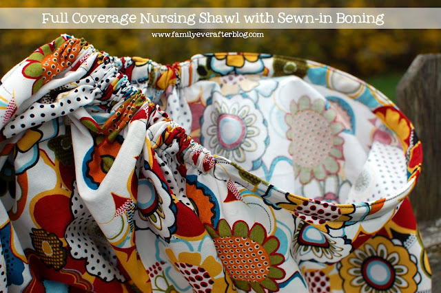 Full Coverage Nursing Shawl Tutorial! Super cute way to cover up when nursing!