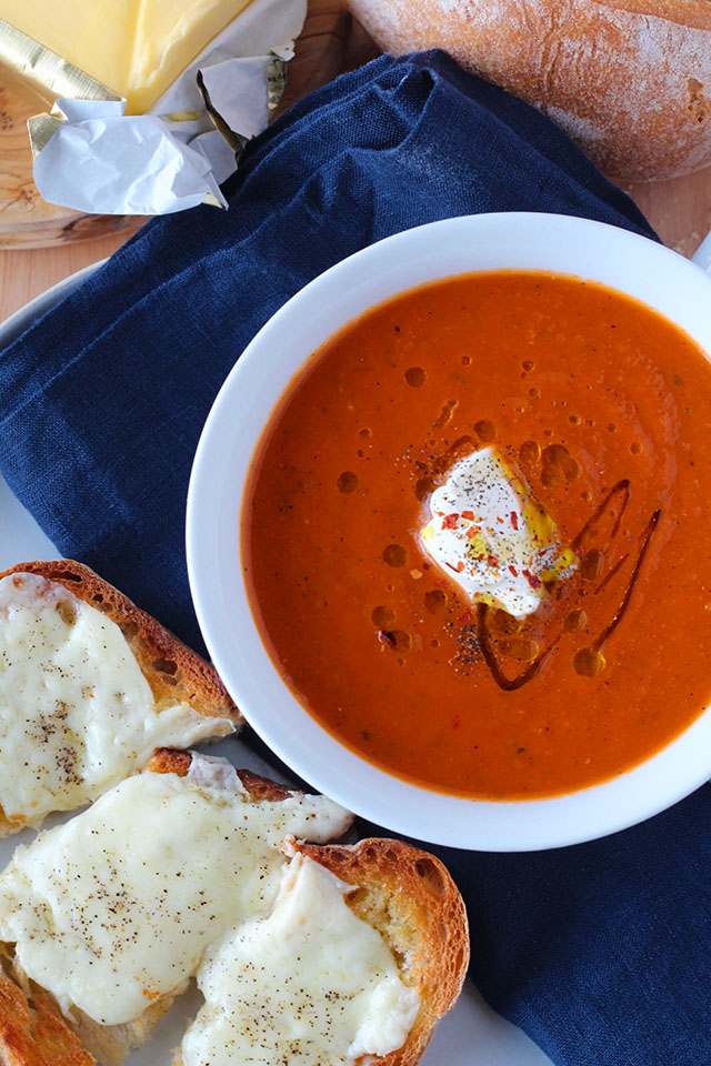 Creamy Tomato Basil Soup The Rising Spoon