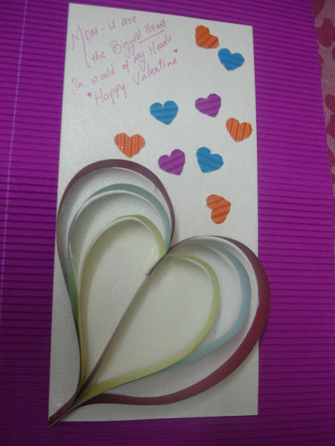 Valentine's day Heart card
