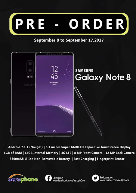 Samsung Galaxy Note8 Philippines Pre-order