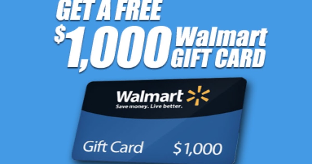 How Can I Get a Free Walmart Gift Card 