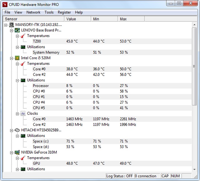 HWMonitor Pro 1.52 free downloads HWMonitor Pro 1.52 free downloads