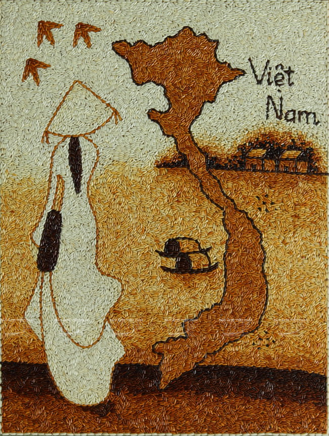 VOYAGES AU VIETNAM ET AILLEURS Arts L’âme vietnamienne dans les peintures de riz VOYAGES AU VIETNAM ET AILLEURS Arts L’âme vietnamienne dans les peintures de riz