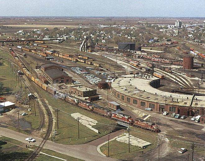 Towns and Nature Galesburg, IL Coaling Tower and Roundhouse