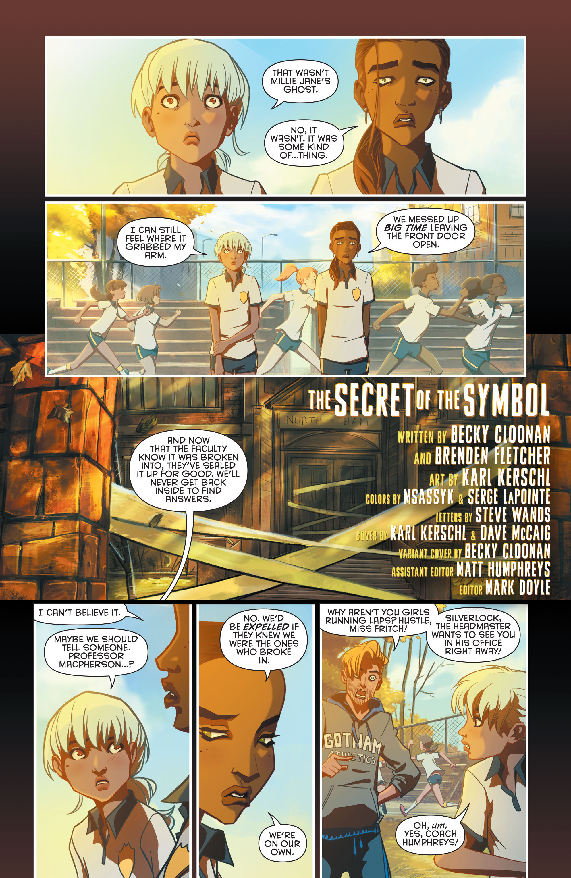 Read online Gotham Academy comic -  Issue #4 - 2