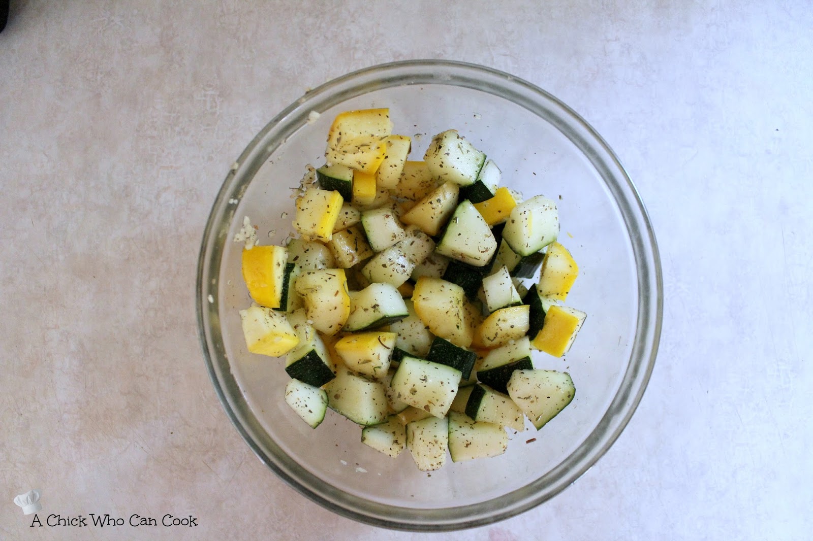 A Chick Who Can Cook Zucchini and Squash Medley