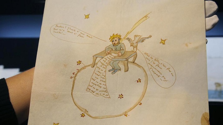 Illustrated love letter by Antoine de Saint-Exupéry sold for 240,500 euros