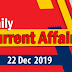 Kerala PSC Daily Malayalam Current Affairs 22 Dec 2019