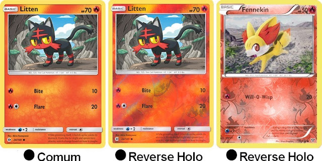 Pokémon TCG - Raridade das Cartas