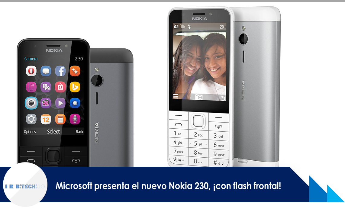 Microsoft presenta el Nokia 230 para los más nostálgicos