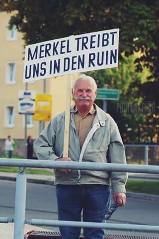 Demonstration in Sondershausen