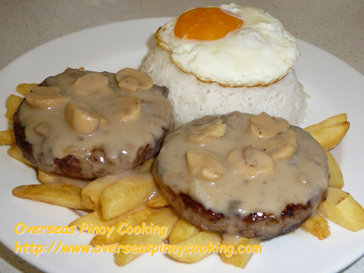 Pinoy Burger Steak