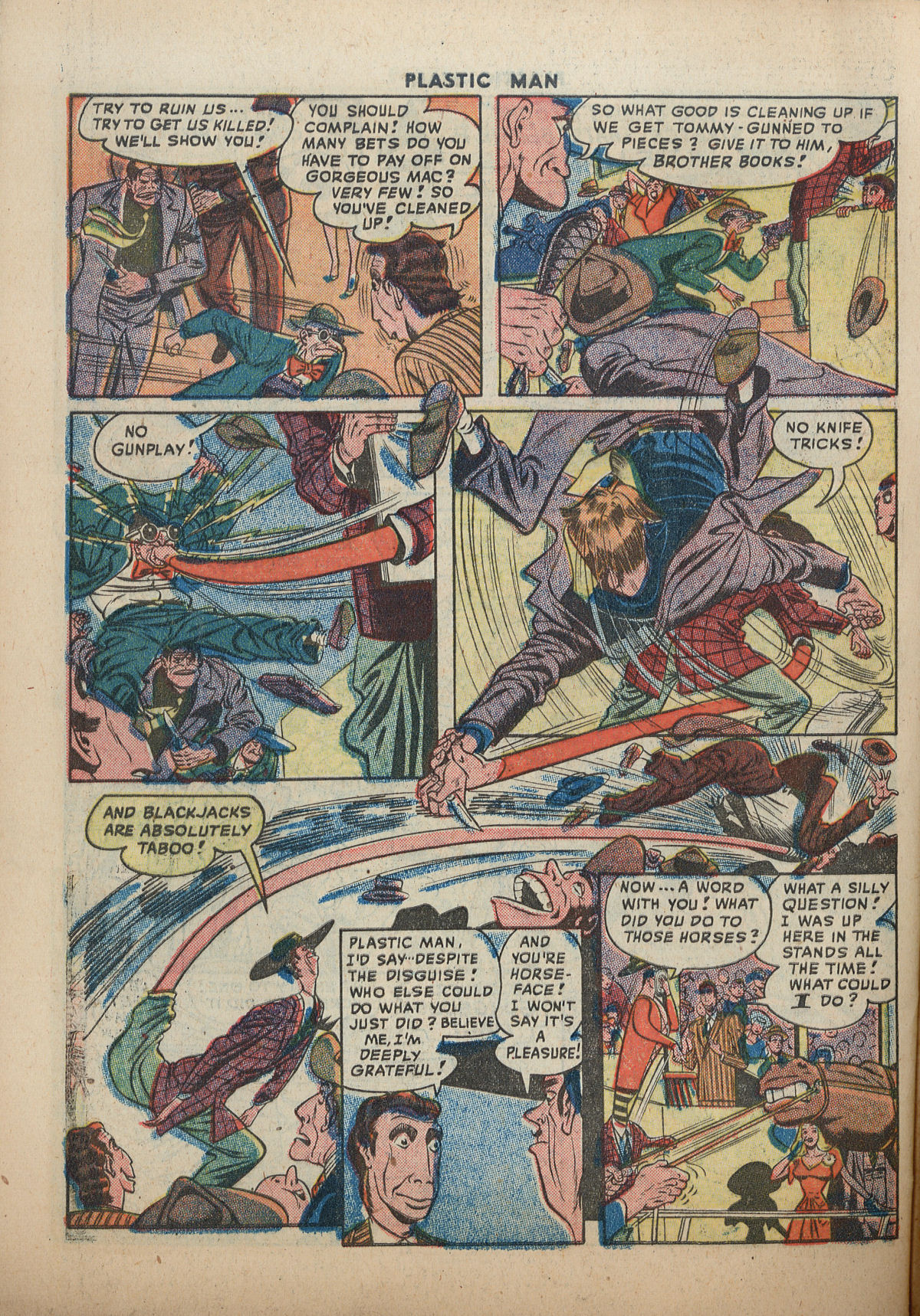 Read online Plastic Man (1943) comic -  Issue #12 - 42