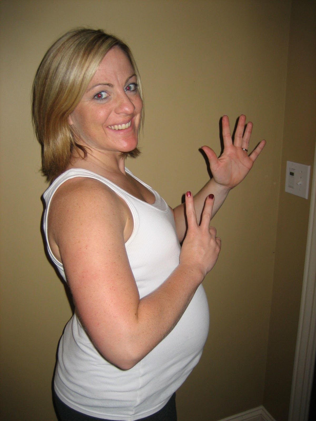 Baby Huck Baby Bump 7 Months