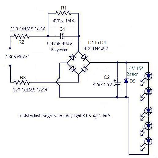 sekedar berbagi ilmu: Rangkaian LED sederhana 240v ballast wiring diagram 