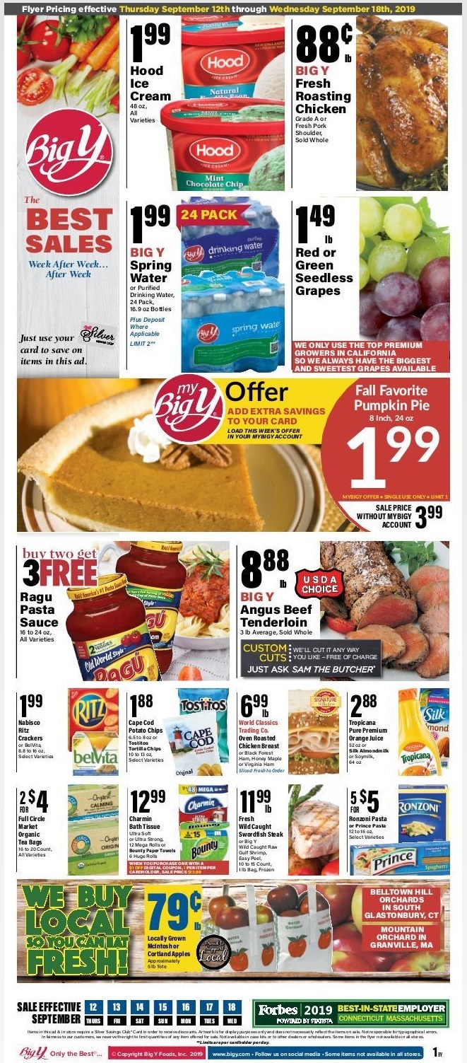 big y flyer this week september 19 25 2019 market basket sale flyer
